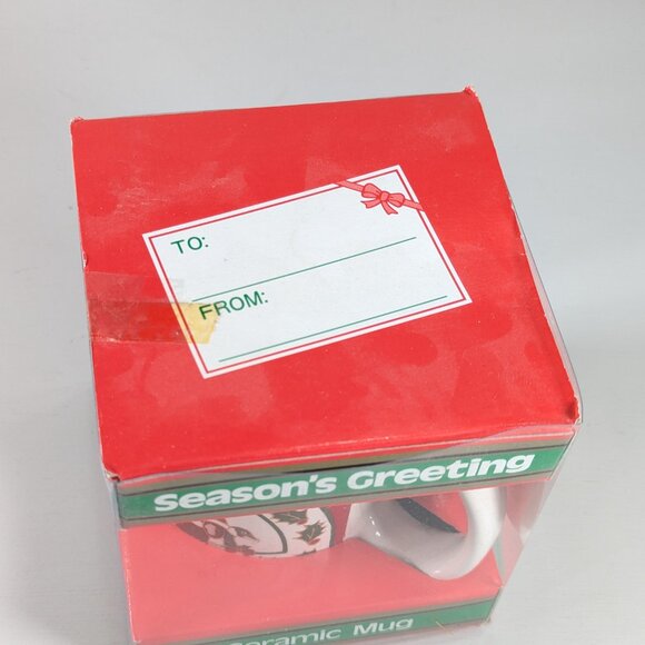 Woodward Canada Christmas mug Teddy Bear Holiday Mug Vintage Gift idea - Picture 6 of 13